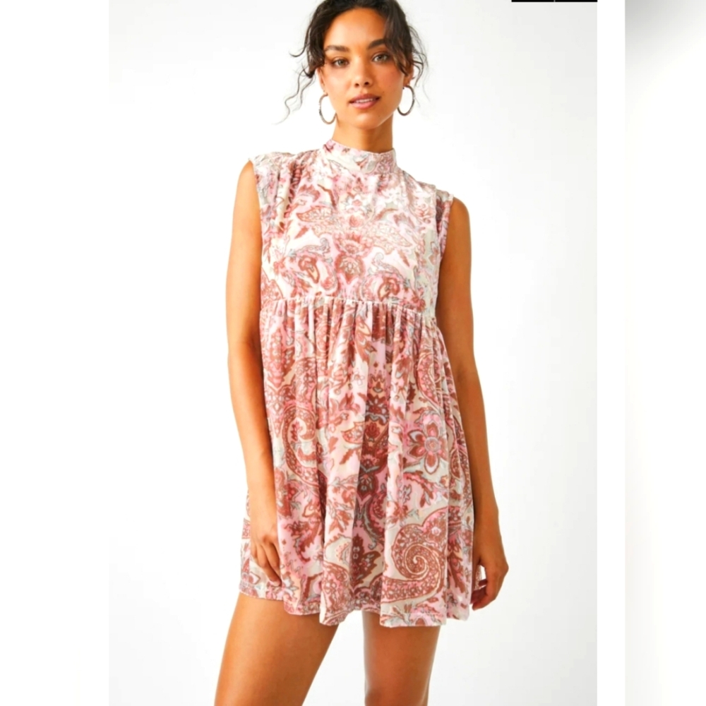 All The Time Velvet Mini Dress
